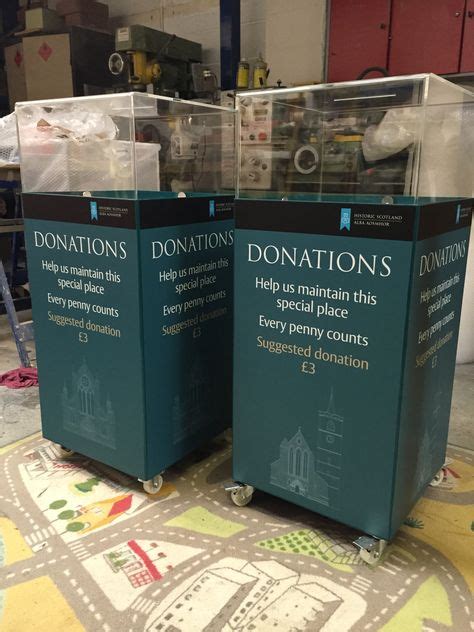 places to put donation boxes